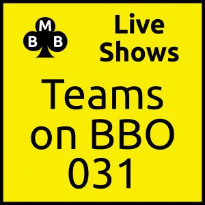Live shows teams on bbo 31