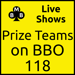 Teams on BBO 118 - Wed 28 Sep 22