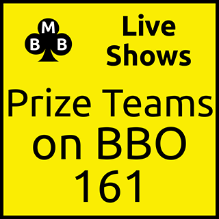 Teams on BBO 161 - Wed 26 July 23